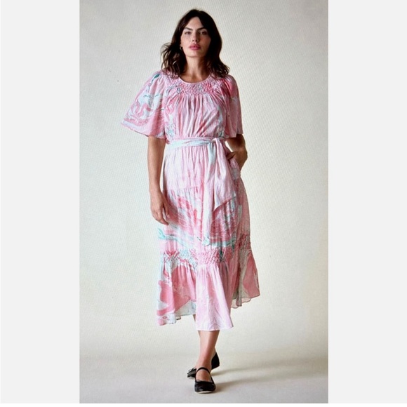 St Roche Woman’s Selma Skirt - Pink Marbled NWT size 10 - Picture 2 of 2